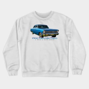 1966 Chevrolet Chevy II Nova 4 Door Sedan Crewneck Sweatshirt